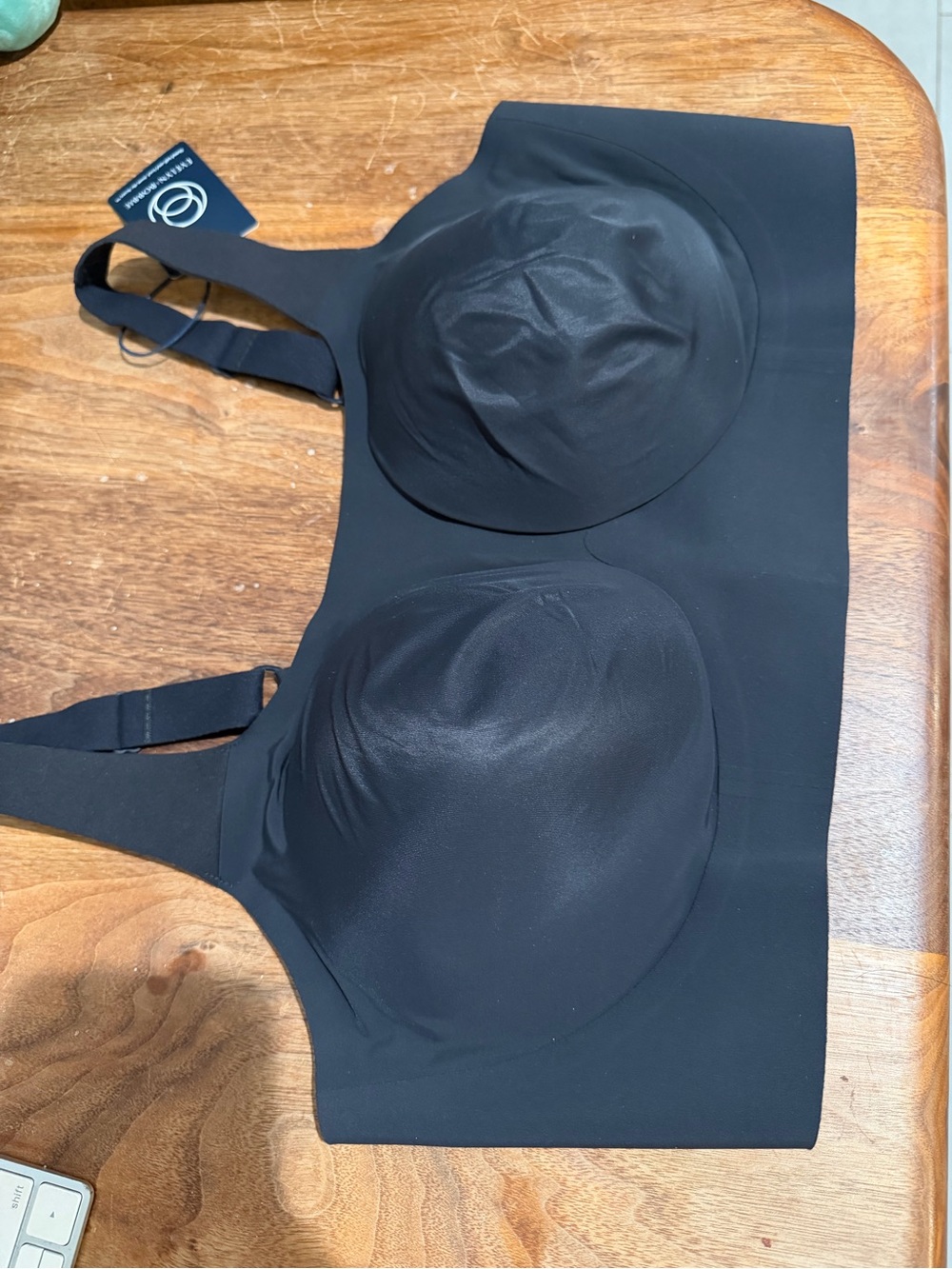 Seamless Wireless Comfort Bra - Black